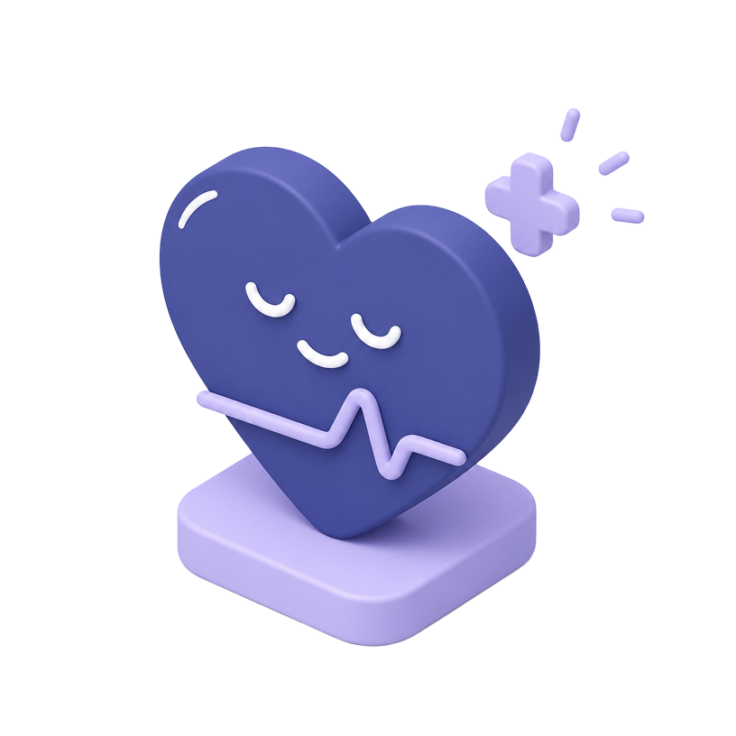 Cœur apaisé : moins de stress